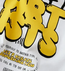 T-shirt - NkmKillian - Bright White/Street Art|Name It Best