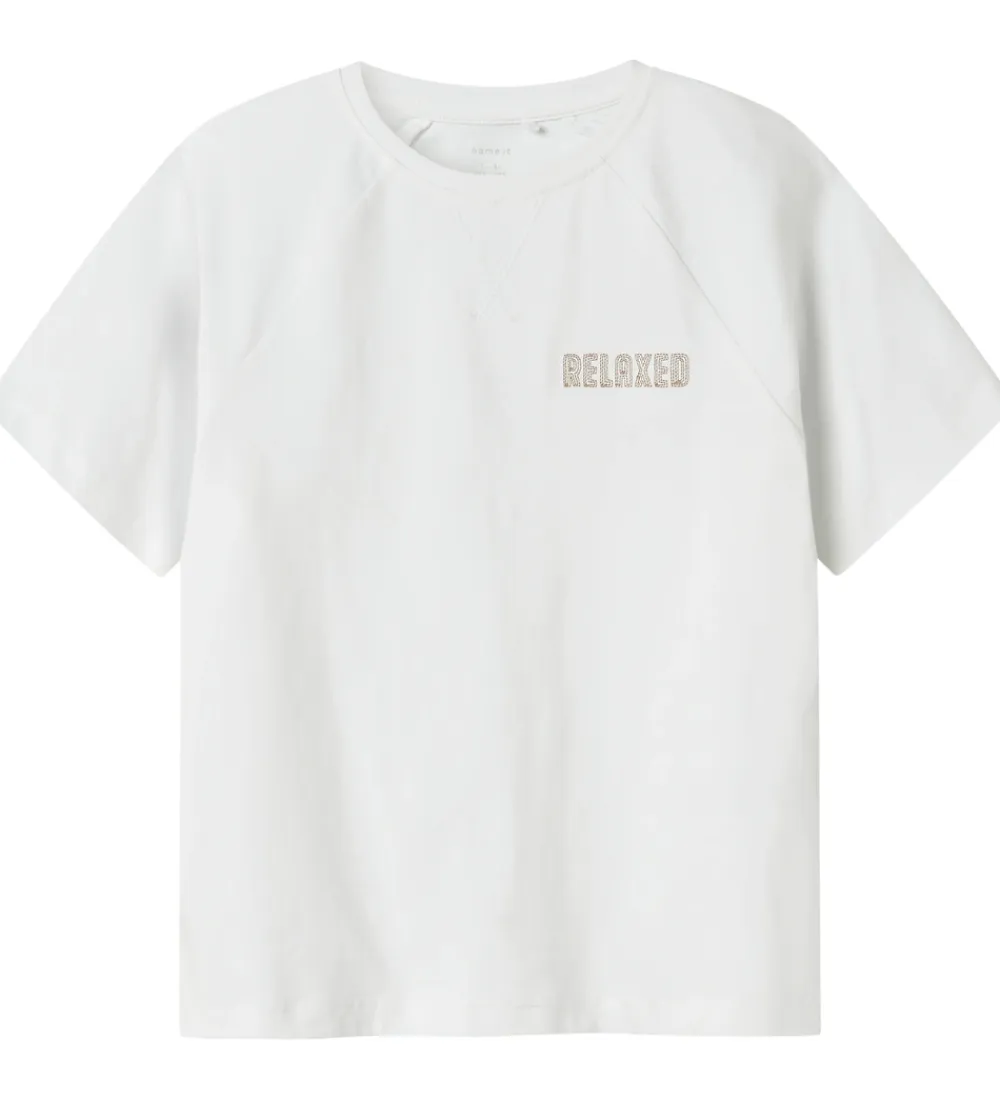 T-shirt - NkmRob - Bright White|Name It Clearance
