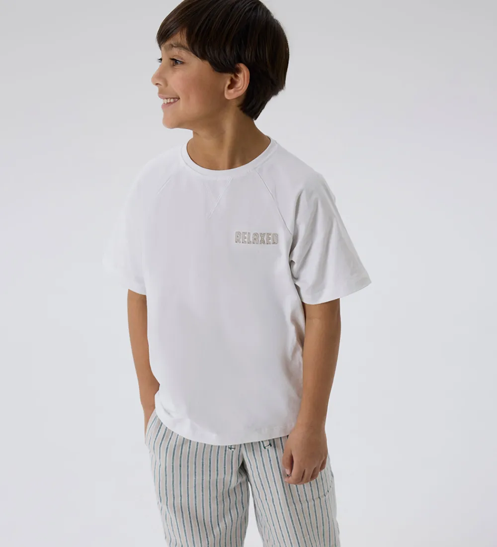 T-shirt - NkmRob - Bright White|Name It Clearance