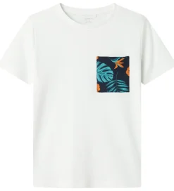 T-shirt - NkmZalo - Bright White/Aop Pocket|Name It Best