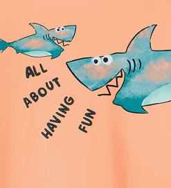 T-shirt - NmmPjarrie - Peach Nectar|Name It Discount