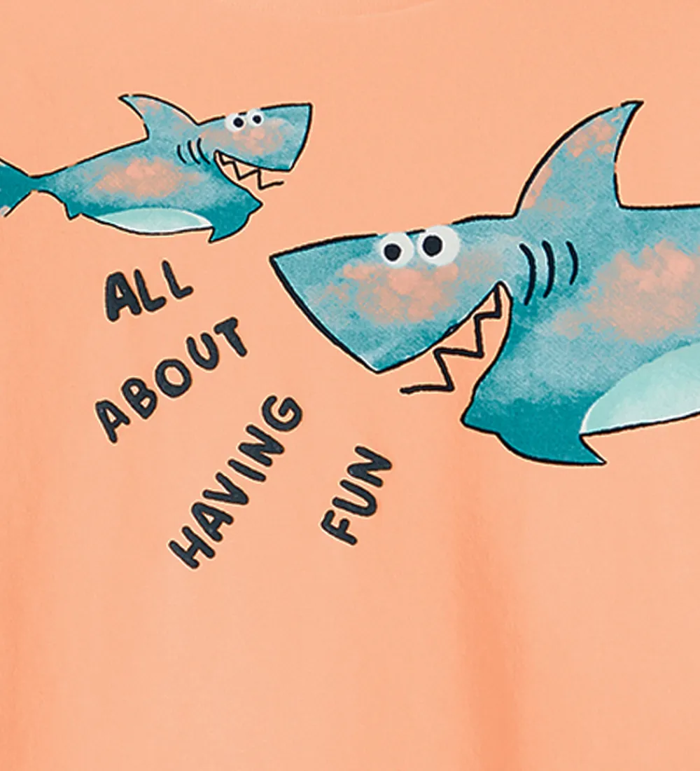 T-shirt - NmmPjarrie - Peach Nectar|Name It Discount