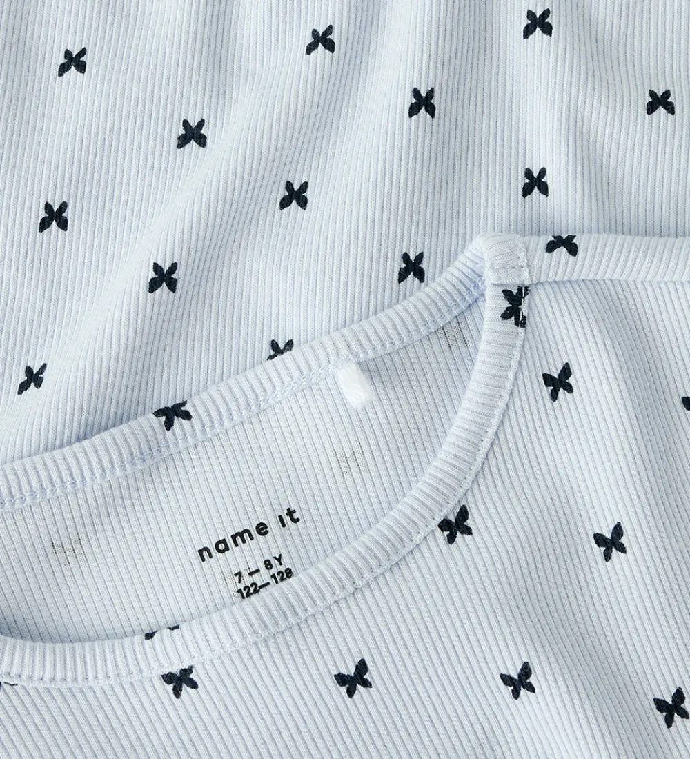 T-shirt - Rib - NkfKarlia - Xenon Blue|Name It New