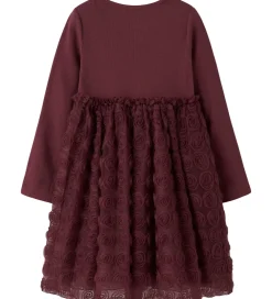 Tylkjole - NmfSykia - Burgundy|Name It Clearance