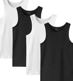 Undertrøje - Noos - NkmTank - 4-pak - Sort/w/ 2 x Bright|Name It New