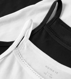 Undertrøje - NOOS - NkfStrap - 4-pak - Sort/w/ 2 x Brigh|Name It Sale