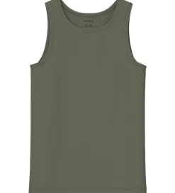 Undertrøjer - Noos - NkmTank - 2-pak - Tea Leaf/Dark Gre|Name It Best