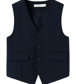 Vest - NkmRiramel - Dark Sapphire|Name It Best