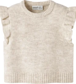 Vest - Strik - NmfReifyly - Peyote Melange|Name It Best