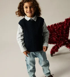 Vest - Strik - NmmRoman - Navy Blazer|Name It Outlet