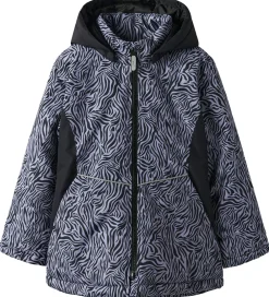Vinterjakke - Noos - NkfMaxi - Sort/ZEBRA|Name It Outlet