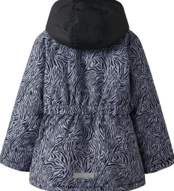 Vinterjakke - Noos - NkfMaxi - Sort/ZEBRA|Name It Outlet