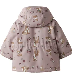 Vinterjakke - NbfMaxi - Violet Ice/BAMBI|Name It Online