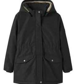 Vinterjakke - NkfMarlow - Black|Name It Discount