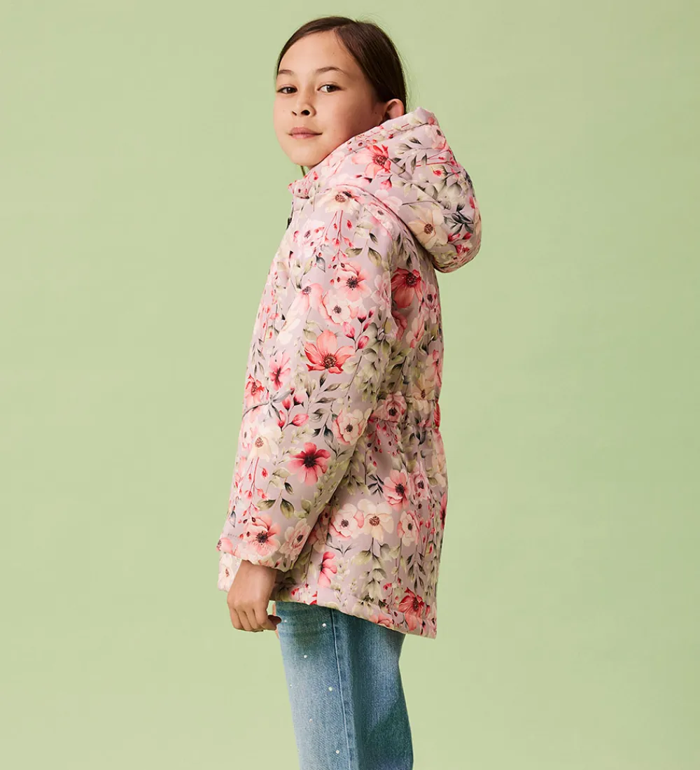 Vinterjakke - NkfMaxi - Noos - Violet Ice/ROSE|Name It