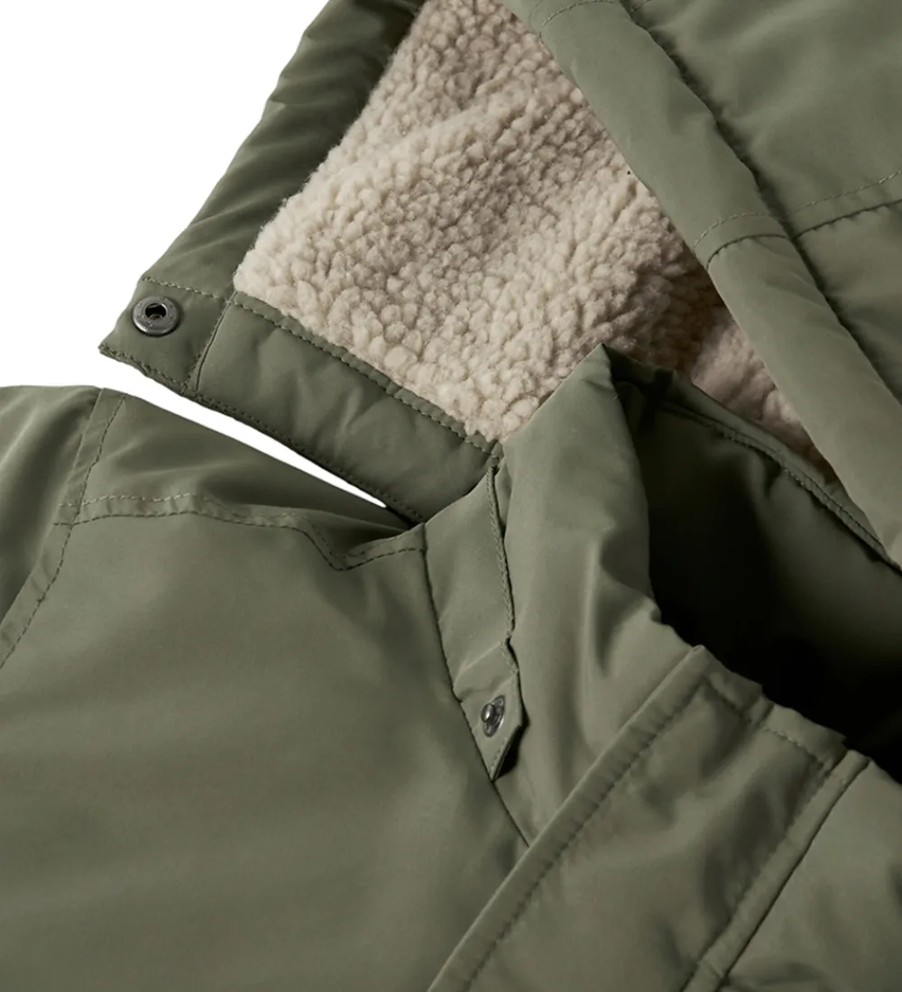 Vinterjakke - NkmMarlow - Dusty Olive|Name It Hot