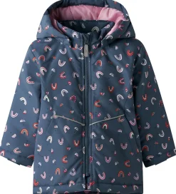 Vinterjakke - NmfMaxi - Vintage Indigo/Rainbow|Name It Sale