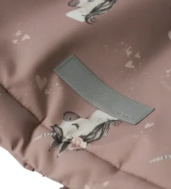 Vinterjakke - NmfMaxi - Woodrose/UNICORN|Name It Hot