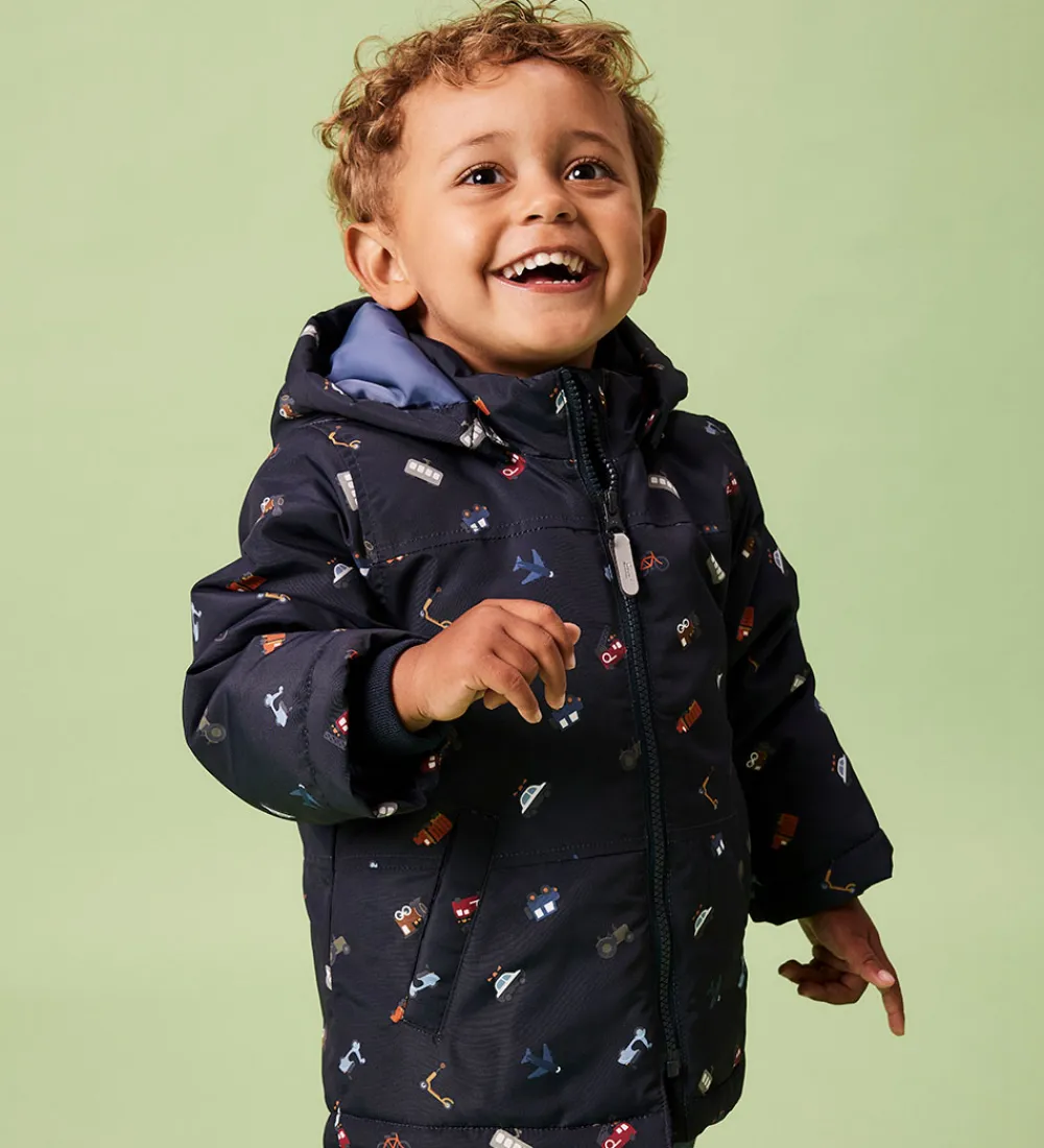 Vinterjakke - NmmMax - Dark Sapphire/TRANSPORT|Name It Online