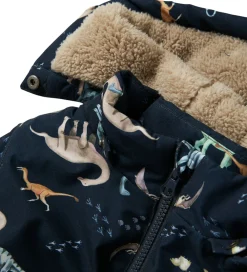 Vinterjakke - NmmSnow05 - Dark Sapphire m. Dinoer|Name It Hot