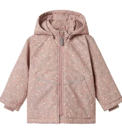 Vinterjakke - Noos - NmfMaxi - Woodrose/Flower|Name It Outlet