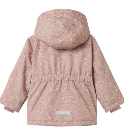 Vinterjakke - Noos - NmfMaxi - Woodrose/Flower|Name It Outlet