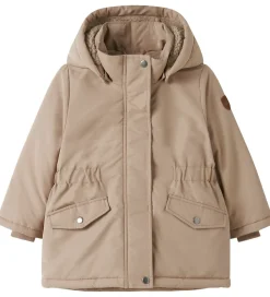 Vinterjakke - Parka - NmfMarlow - Silver Mink|Name It New