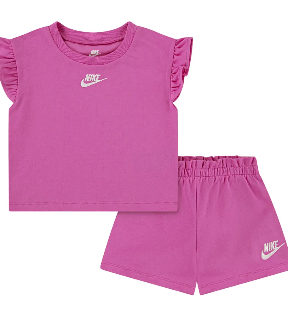 Shortssæt - T-shirt/Shorts - Playful Pink|Nike Best