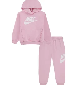 Sweatssæt - Hættetrøje/Sweatpants - Mineral Soft Pink|Nike