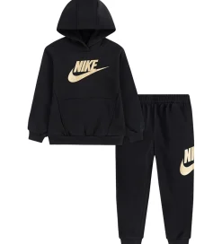 Sweatsæt - Sort/Guld|Nike Sale