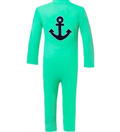 Badeheldragt - Lou - UV50+ - Parrot m. Anker|Petit Crabe Clearance