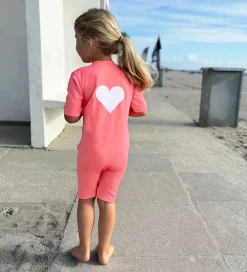 Badeheldragt - Noe - UV50+ - Tropicana m. Hjerte|Petit Crabe Clearance