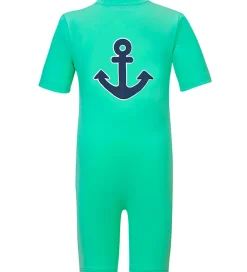 Badeheldragt - Noe - UV50+ - Parrot m. Anker|Petit Crabe New