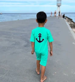 Badeheldragt - Noe - UV50+ - Parrot m. Anker|Petit Crabe New