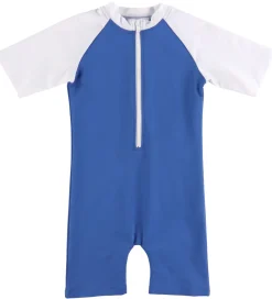 Badeheldragt - Multicolor - UV50+ - Sapphire/White|Petit Crabe Best