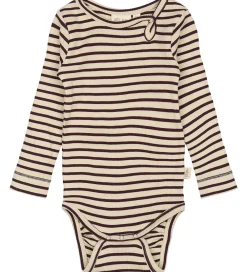Body l/æ - Rib - Dark Grape/Off White|Petit Piao Clearance