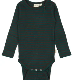 Body l/æ - Rib - Modal - Dark Sea/Coffe Bean|Petit Piao Clearance