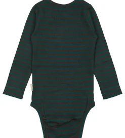 Body l/æ - Rib - Modal - Dark Sea/Coffe Bean|Petit Piao Clearance