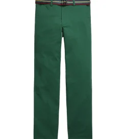 Bukser - Bedford - Grøn m. Bælte|Polo Ralph Lauren Outlet