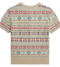 Cardigan - Bomuld/Uld - Beige/Multifarvet|Polo Ralph Lauren Hot