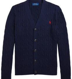 Cardigan - Strik - Cable - Navy|Polo Ralph Lauren Outlet