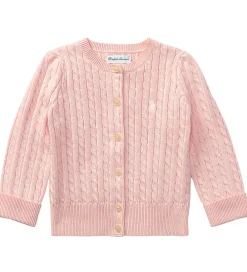 Cardigan - Strik - Core Replen - Rosa|Polo Ralph Lauren Clearance