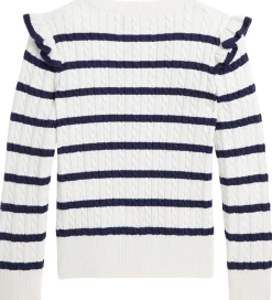 Cardigan - Strik - Deckwash White/Newport Navy|Polo Ralph Lauren
