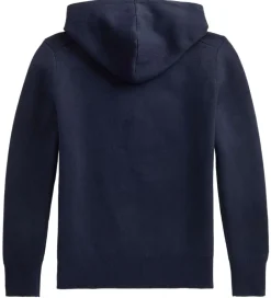 Hættetrøje - Strik - Letterman - Navy m. Gul/G|Polo Ralph Lauren Clearance