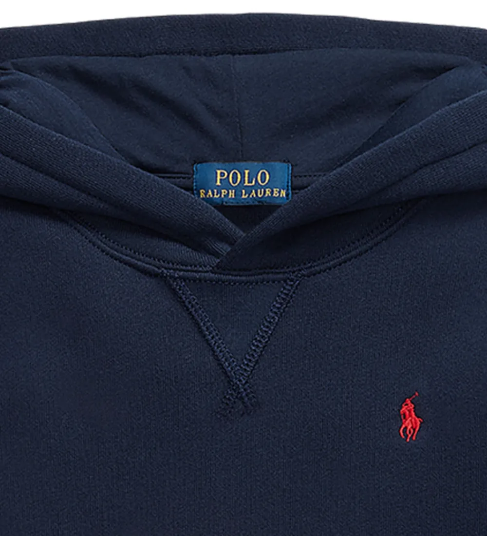 Hættetrøje - Navy|Polo Ralph Lauren Outlet