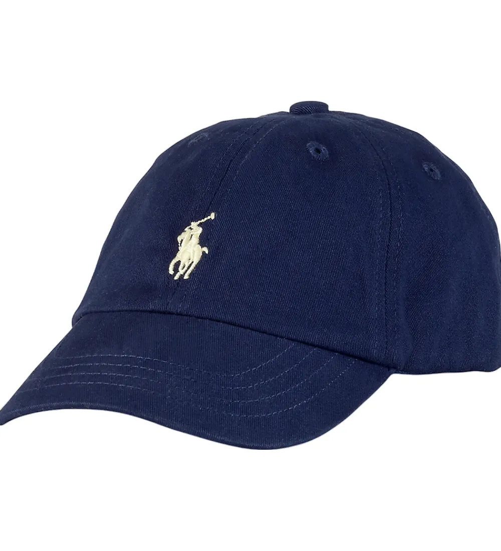 Kasket - Navy m. Logo|Polo Ralph Lauren Hot