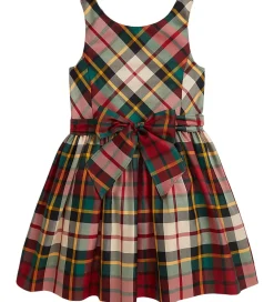 Kjole - Rødternet|Polo Ralph Lauren Clearance