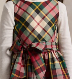 Kjole - Rødternet|Polo Ralph Lauren Clearance