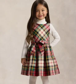 Kjole - Rødternet|Polo Ralph Lauren Clearance