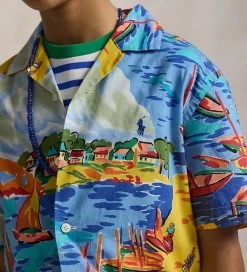 Skjorte - Andy Camp - Multifarvet m. Strandpri|Polo Ralph Lauren Clearance